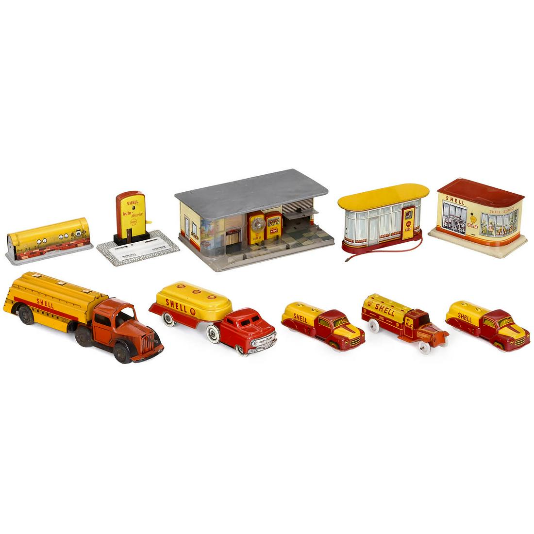 Shell Petrol Trucks and Filling Stations, c. 1960 (1 of 1)