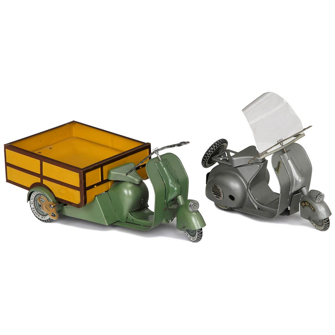 2 Vespa Scooters by La Hotte St Nicolas, c. 1955 (1 of 1)