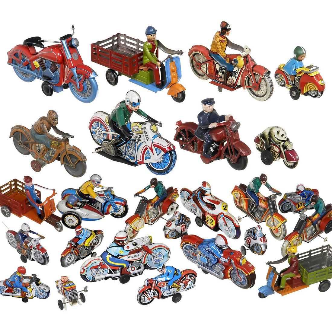 Group of Tin-Toy Motorcycles, c. 1960-70 (1 of 1)