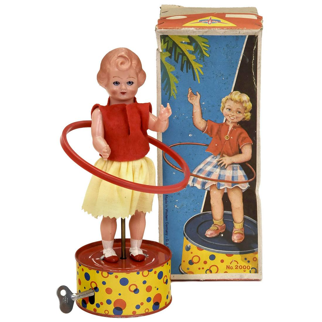 Hula Hoop Doll by Wüco, c. 1958 (1 of 1)