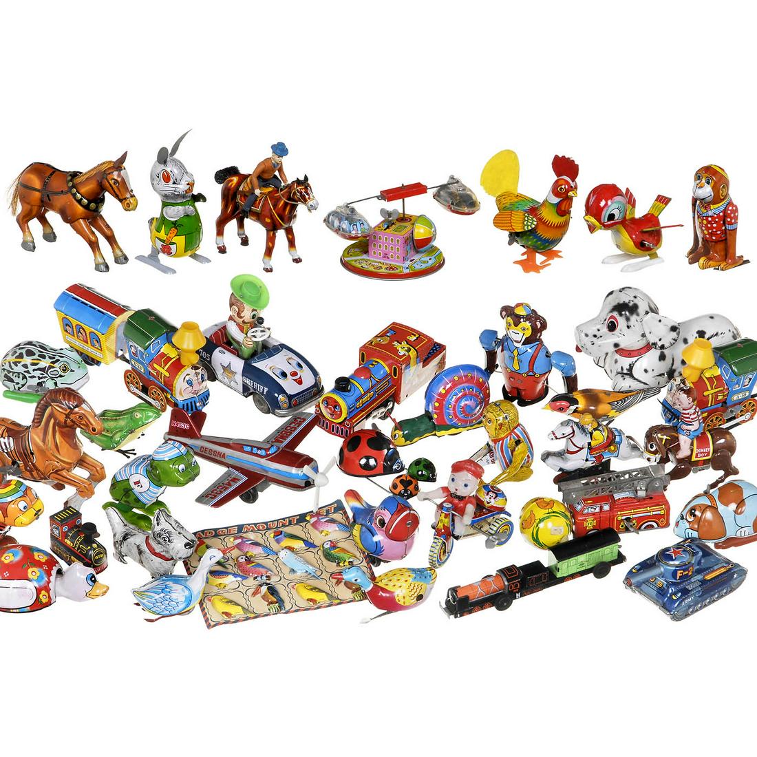Approx. 50 Japanese Tin Toys, c. 1950s-60s (1 of 1)