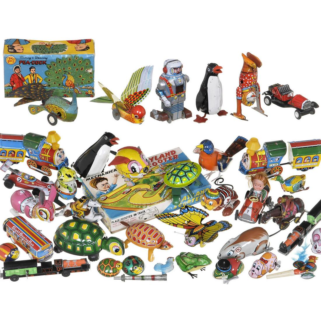 Approx. 50 Japanese Tin Toys, c. 1950s-60s (1 of 1)