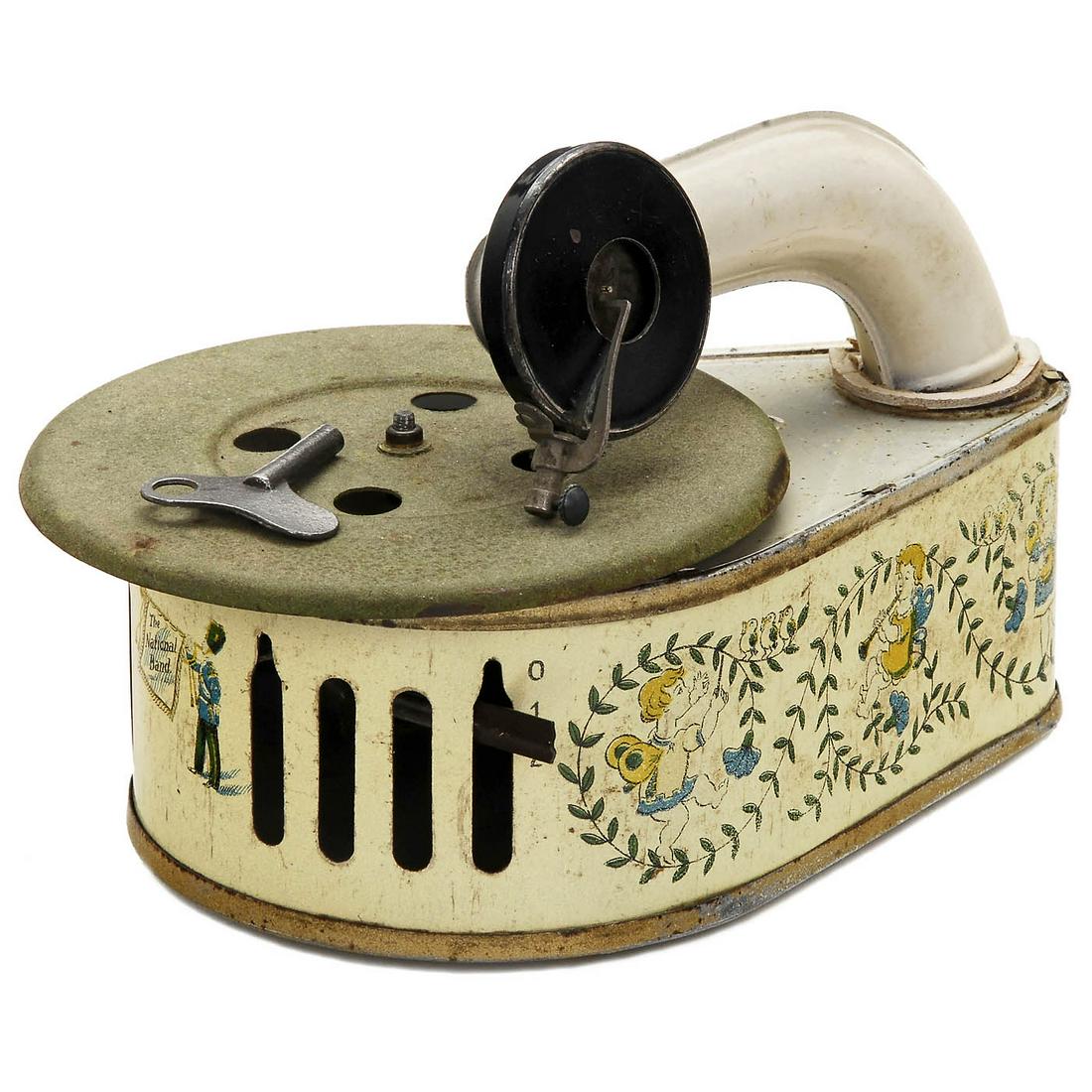"The National Band" Toy Gramophone, c. 1925 (1 of 1)