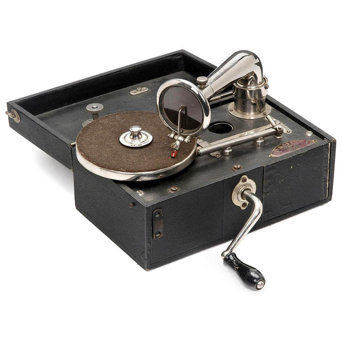 Small "Pathé Diamond" Portable Gramophone, c. 1930 (1 of 1)