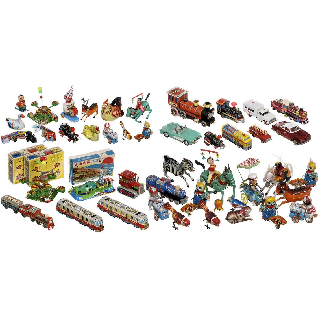 More than 50 Chinese Tin Toys, c. 1960-70 (1 of 5)