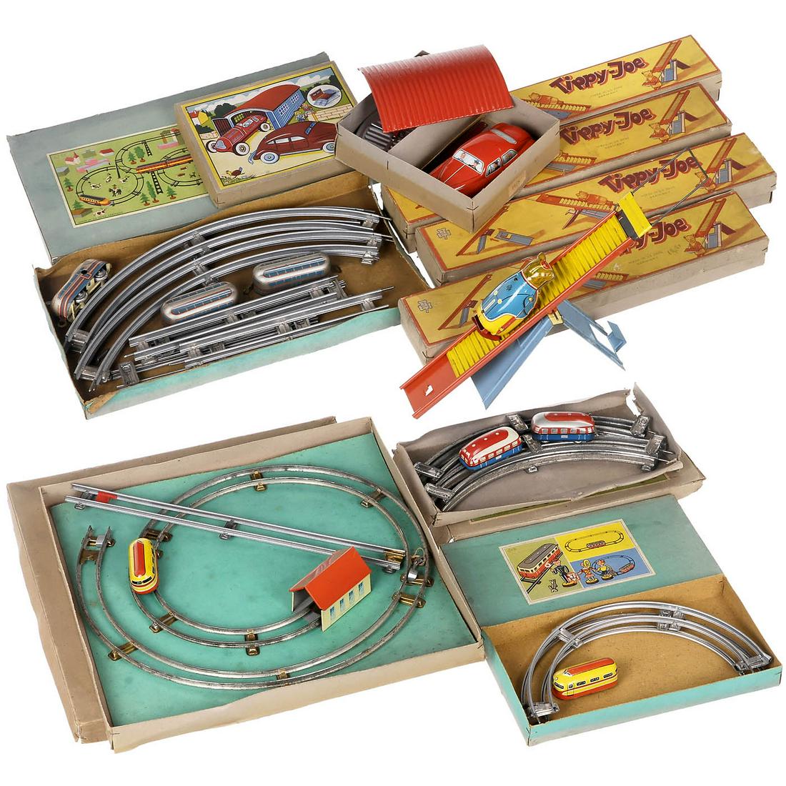 7 Tin Toys by Höfler, c. 1950 (1 of 1)