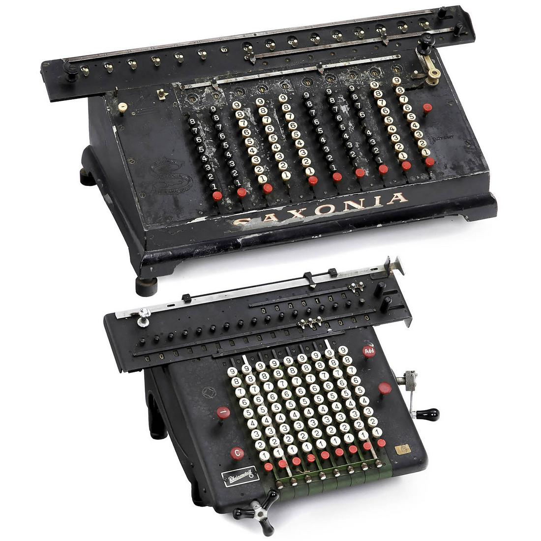 Saxonia Universal Calculating Machine, c. 1920 (1 of 3)