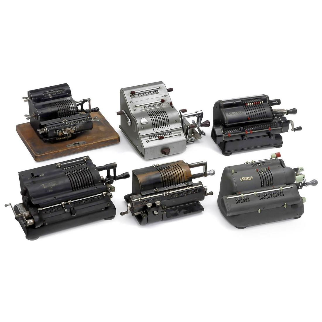 6 Spokewheel Calculating Machines (1 of 1)