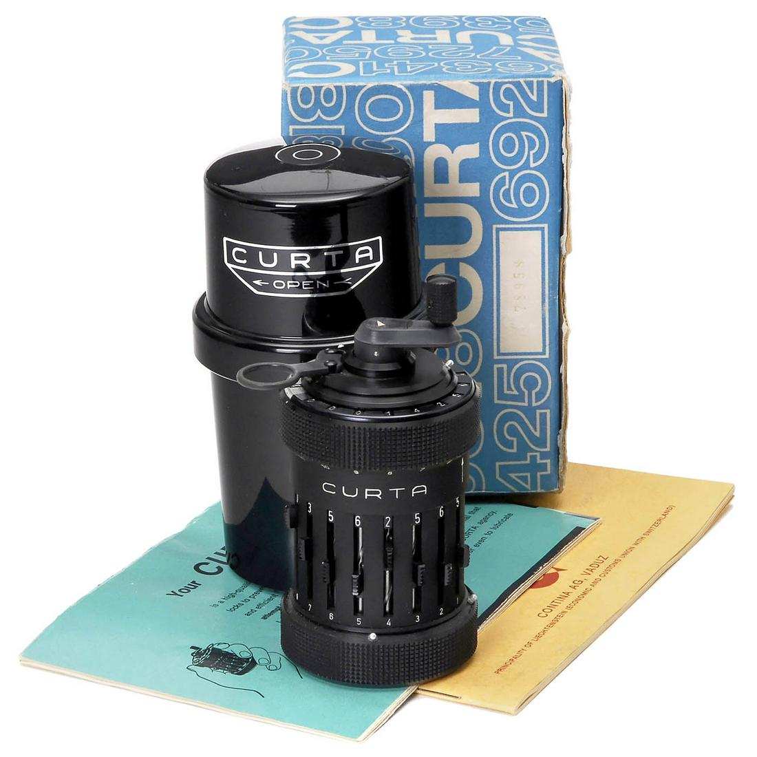 Curta Type I Calculator, 1970 (1 of 2)