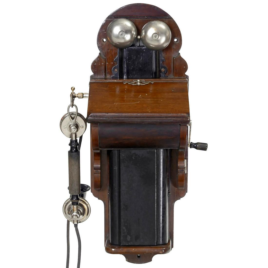 Wall Telephone by L.M. Ericsson for Argentina, c. 1920 (1 of 1)