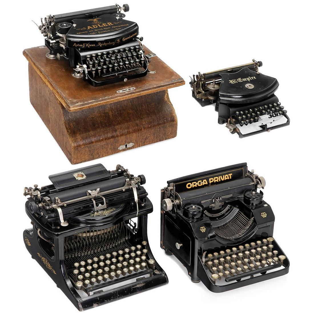 4 Mechanical Typewriters (1 of 1)