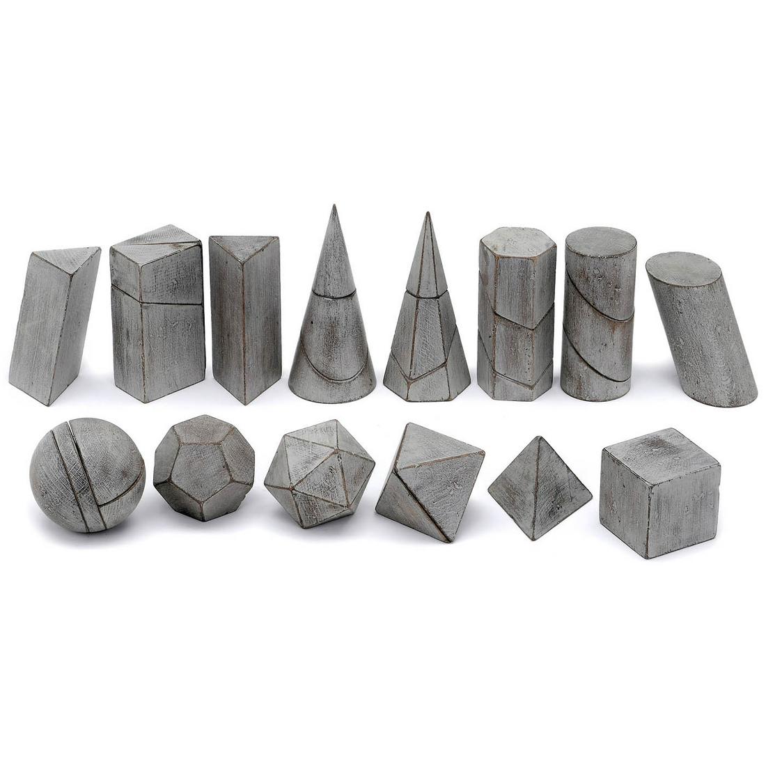 14 Geometrical Teaching Models, c. 1950 (1 of 1)