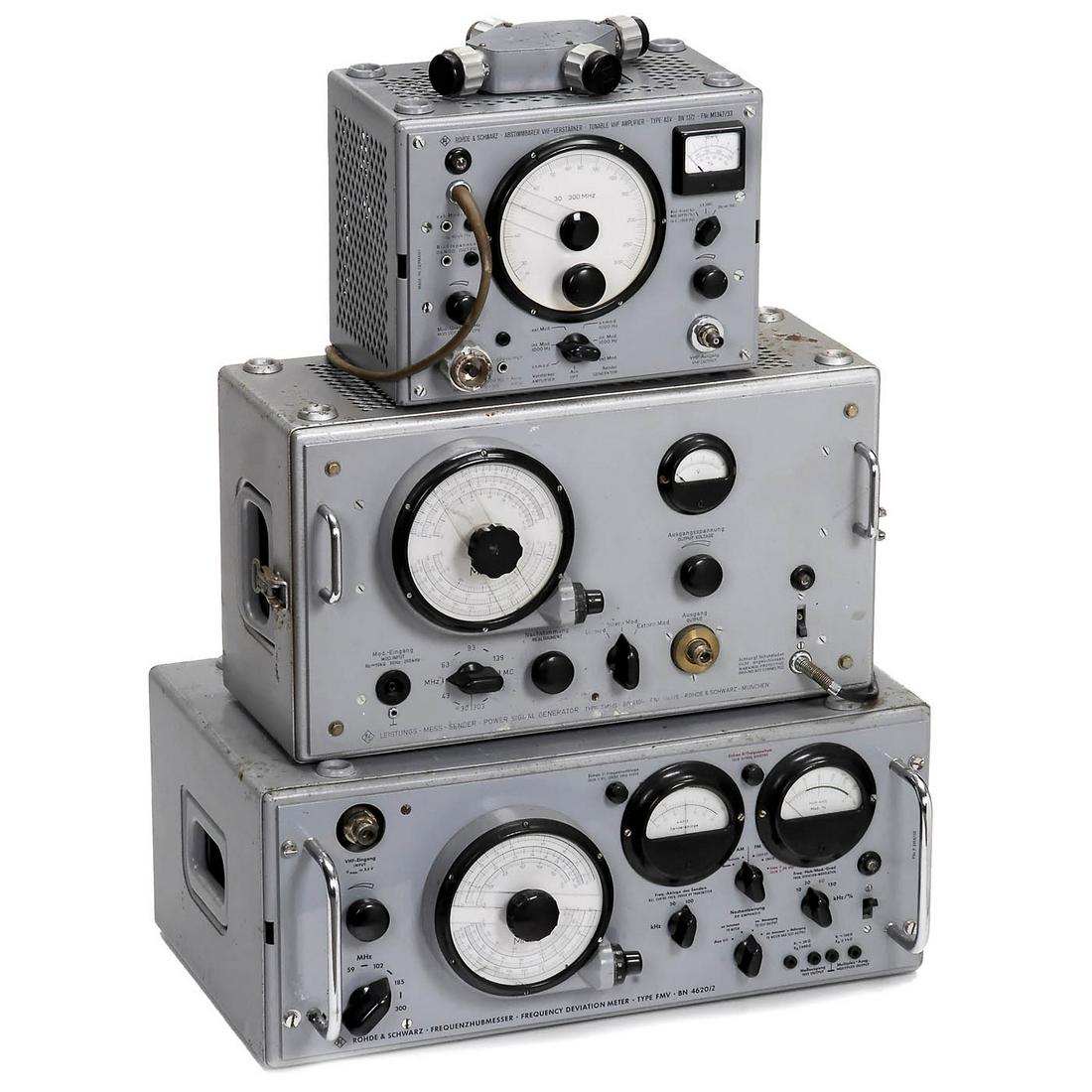 3 Rohde & Schwarz Radio Technical Laboratory Devices, (1 of 1)