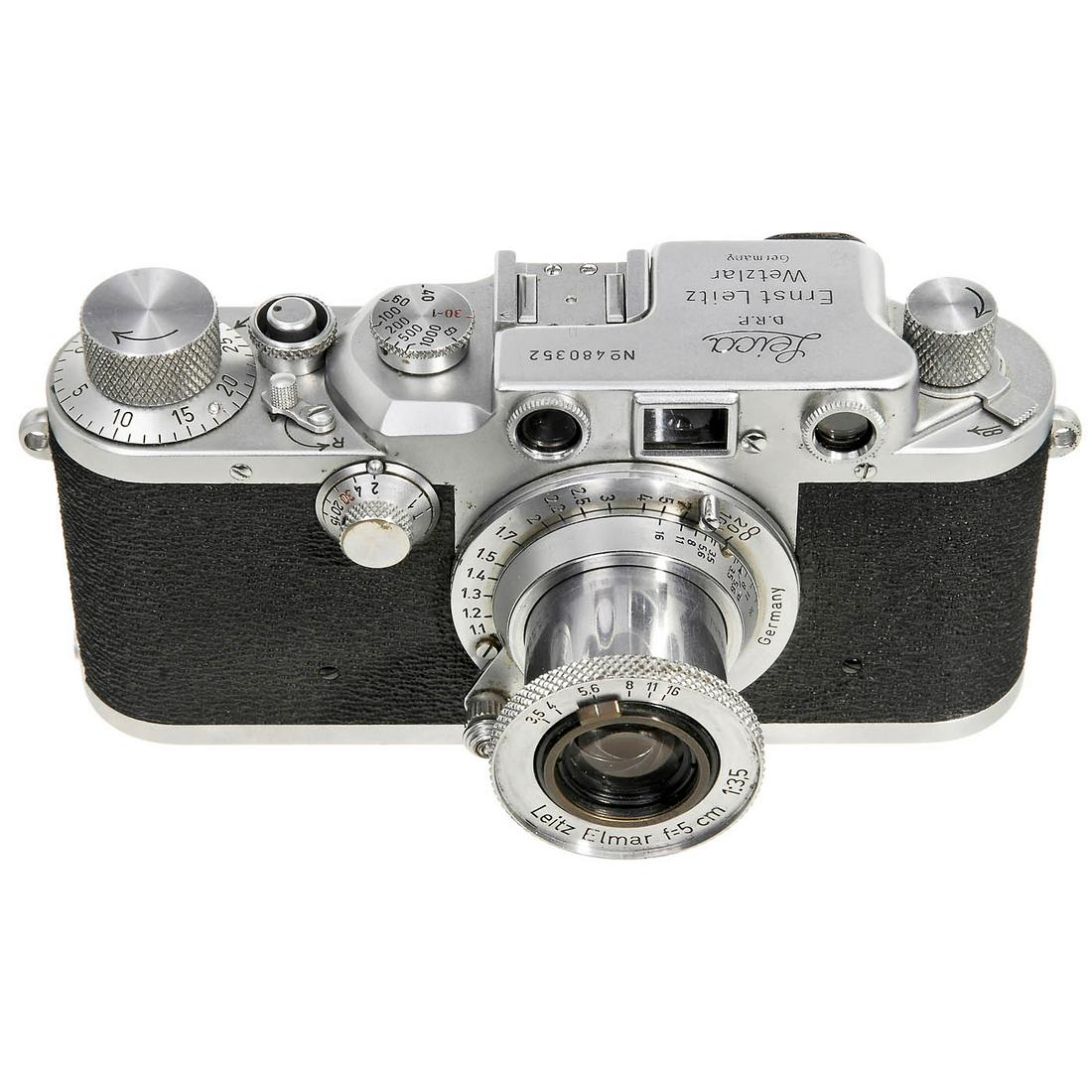 Leica IIIc (Sharkskin) with Elmar 3,5/5 cm, c. 1949 (1 of 1)