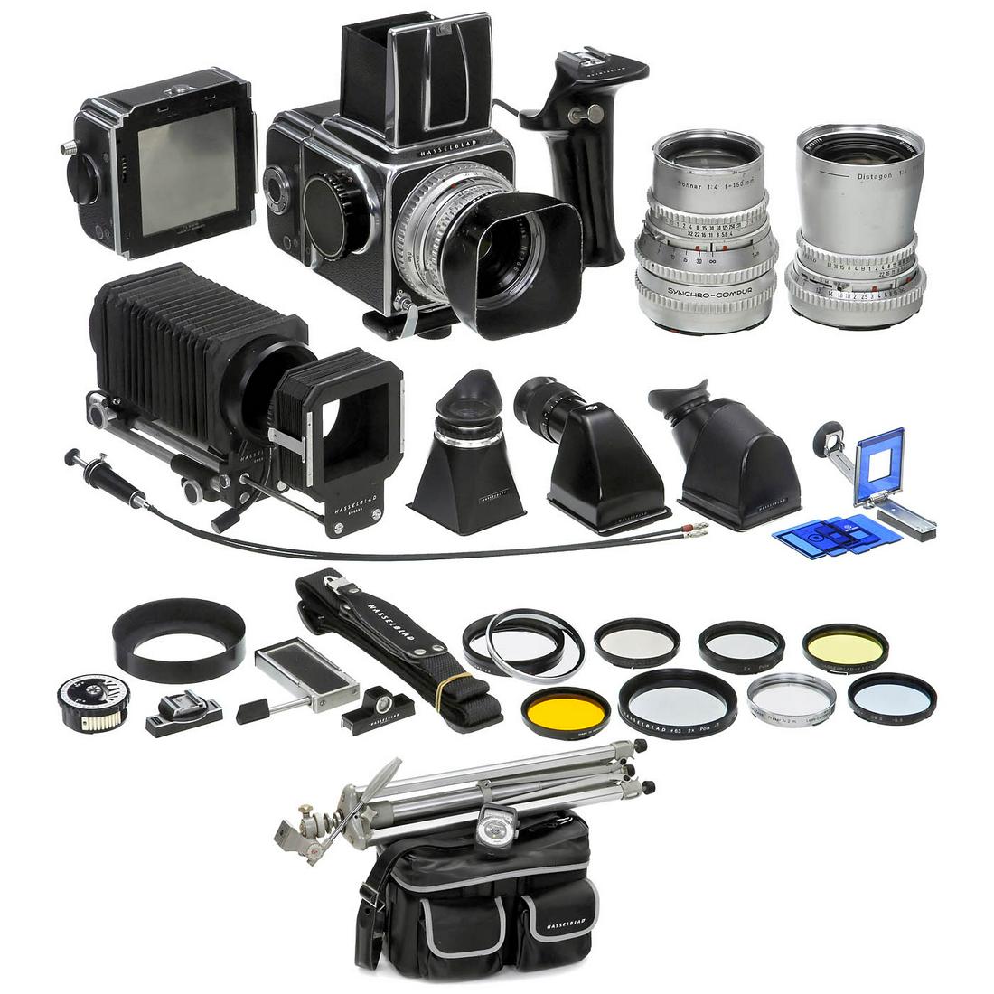 Large Hasselblad 500 C Outfit, 1958 (1 of 1)