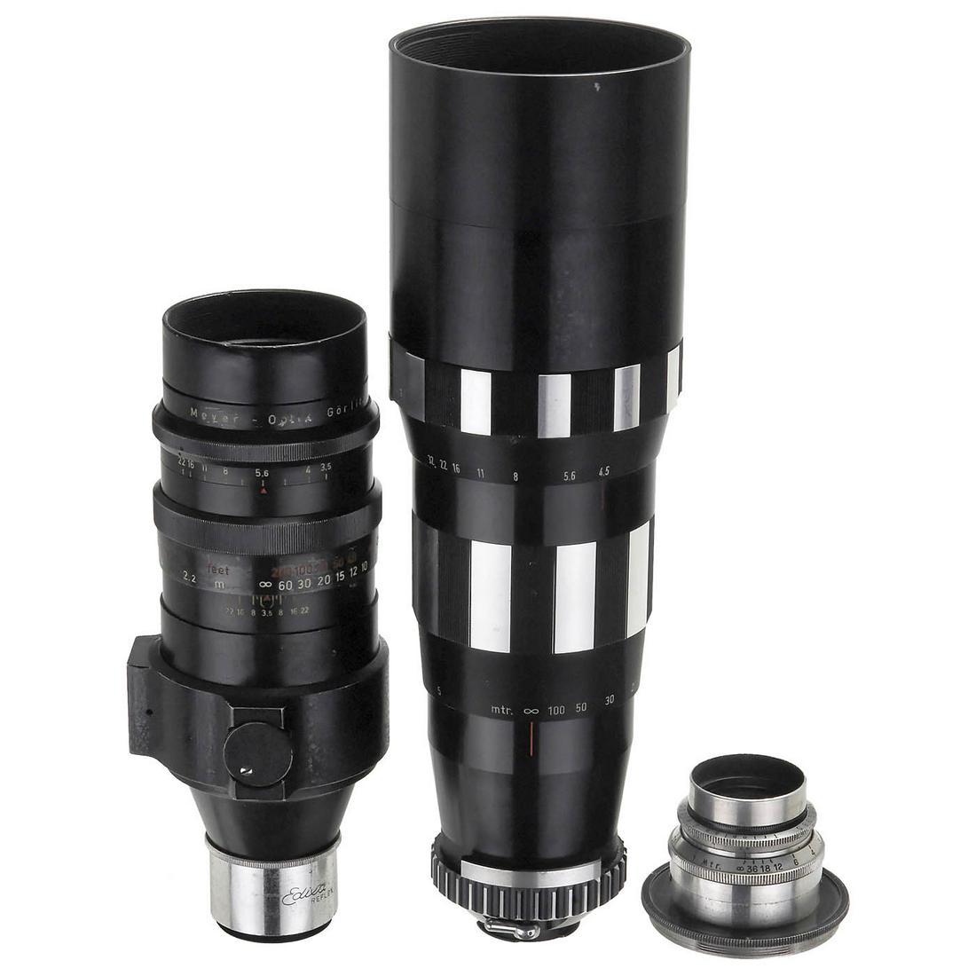 Tele-Ennalyt 400 mm, Trioplan and Primotar, c. 1955 (1 of 1)