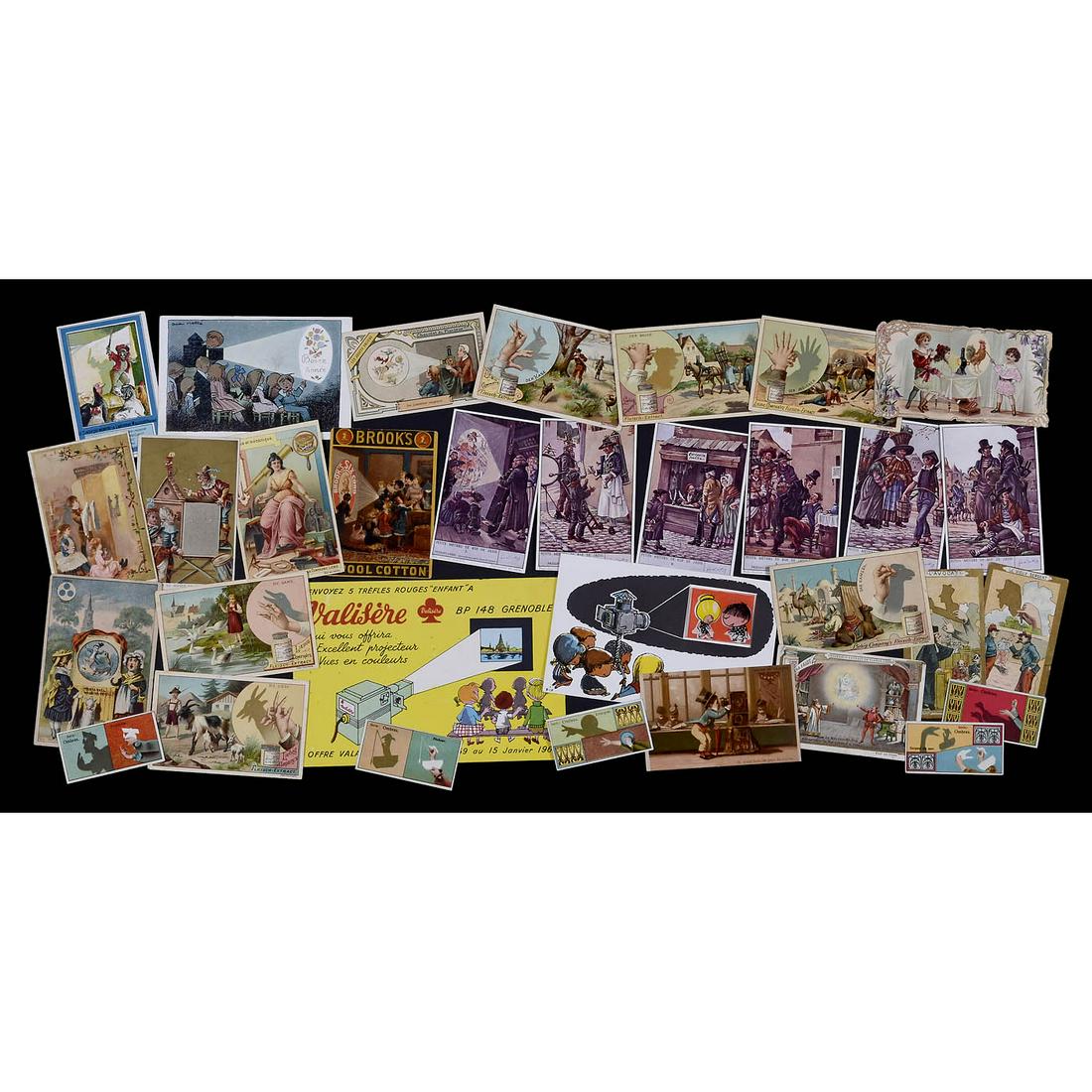 Chromolithographs showing Silhouettes, Peep-Shows and (1 of 1)