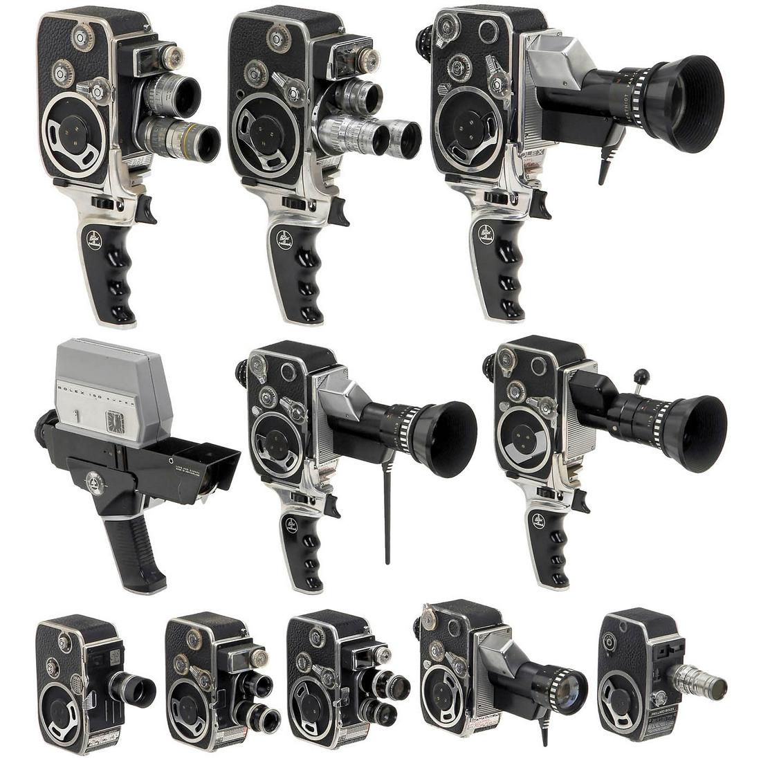 Lot of Bolex 8, c. 1952-72 (1 of 4)