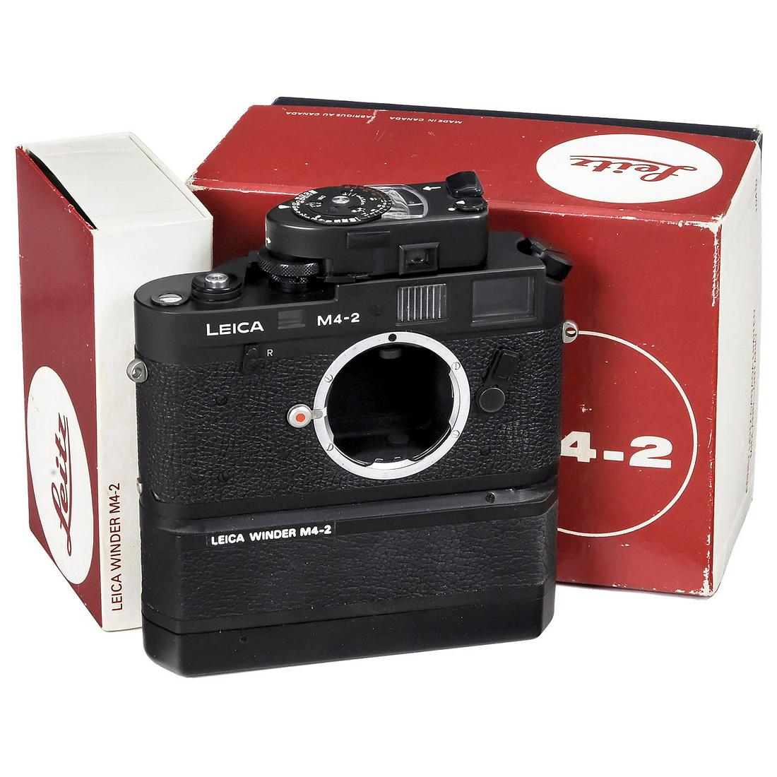 Leica M4 2, Winder M4 2 And Leica Meter Mr