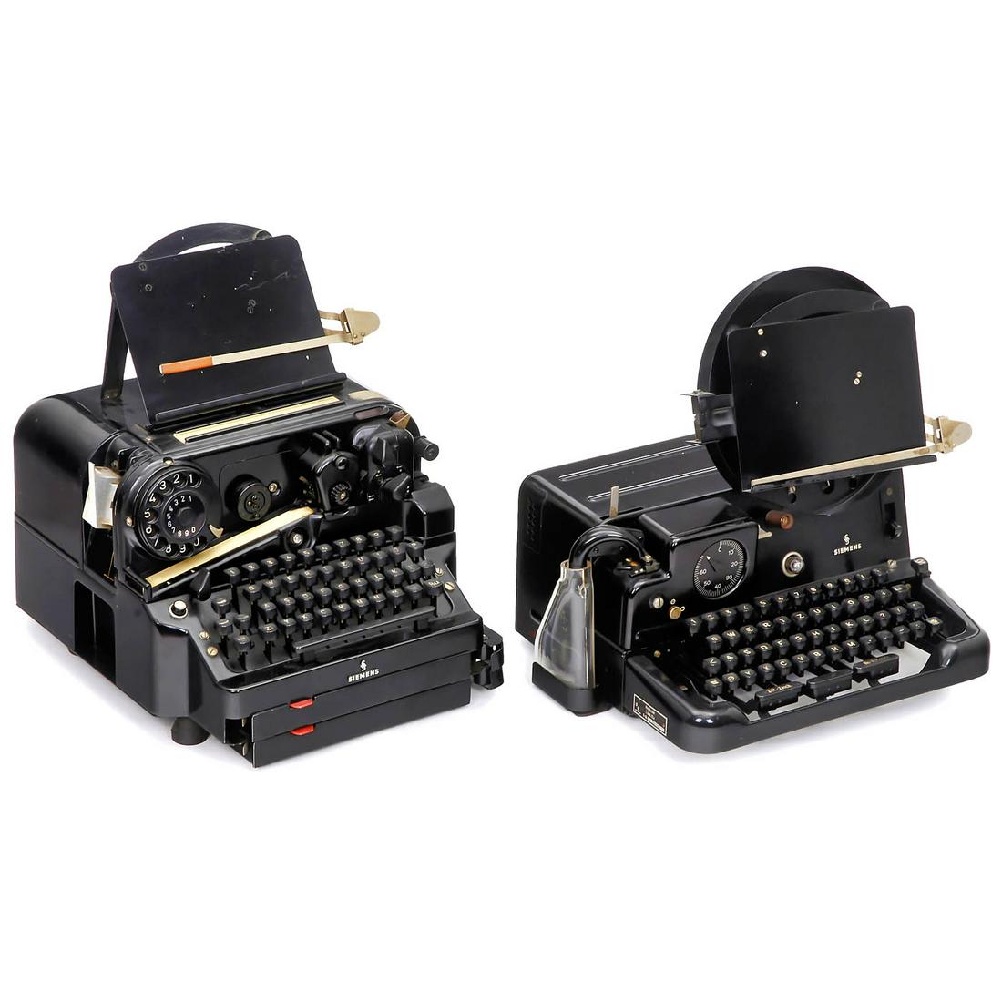 Siemens Teletypewriter and Reperforator, c. 1953 (1 of 2)