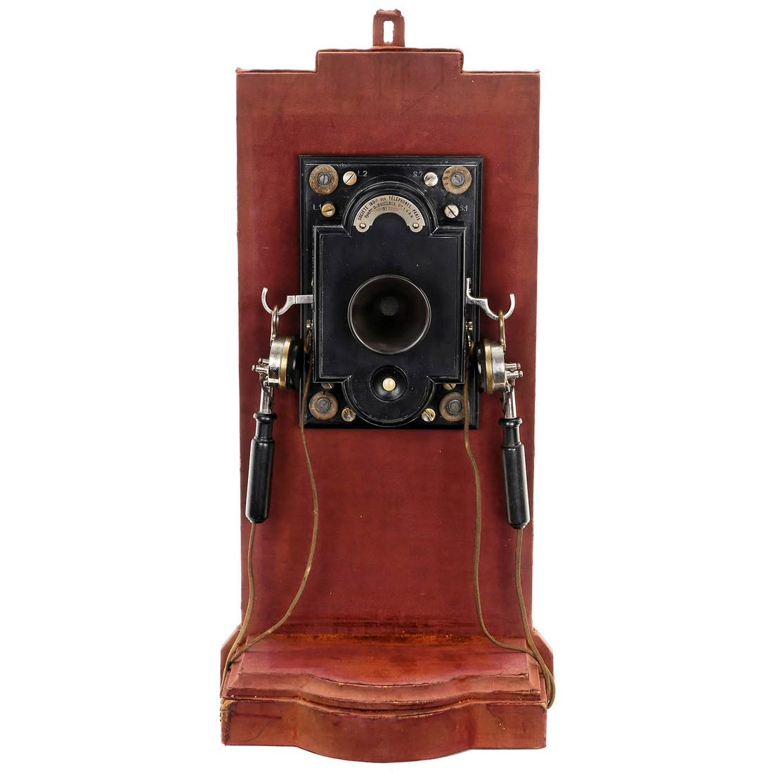 French Wall Telephone, c. 1900 (1 of 1)