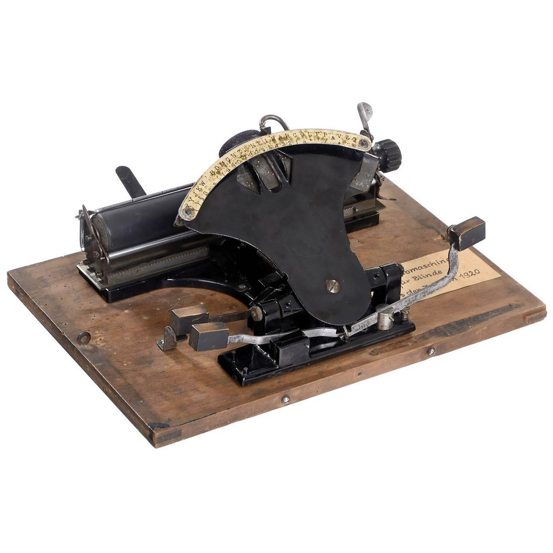 Gerda Model 1 Braillewriter, 1919 (1 of 4)