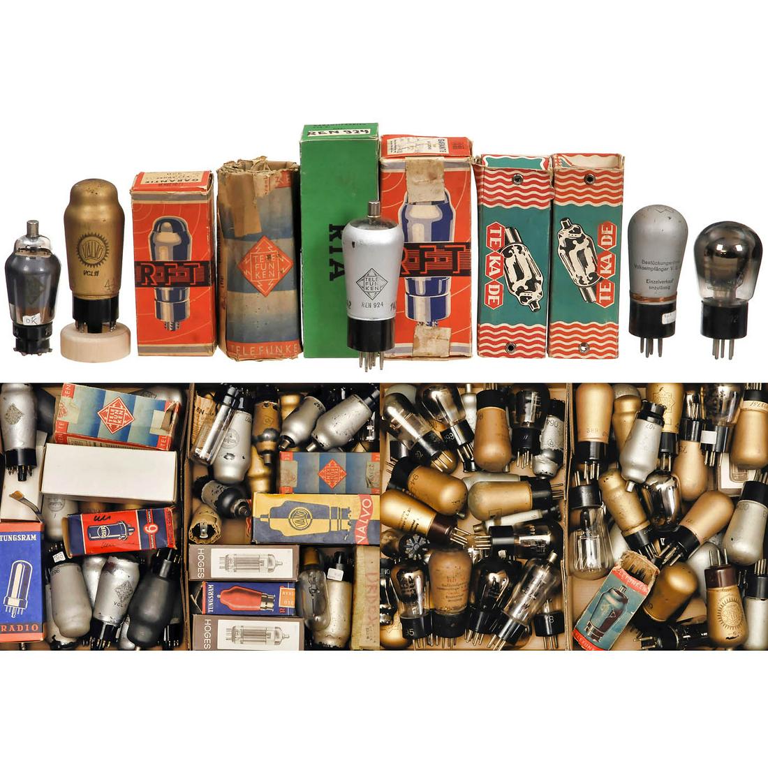 Collection of Radio Tubes for Volksempfänger or Similar (1 of 4)