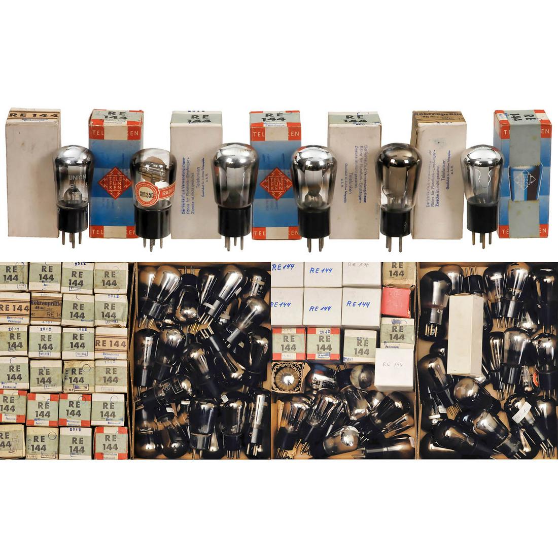 Large Collection of Triodes of the RE Series and (1 of 3)