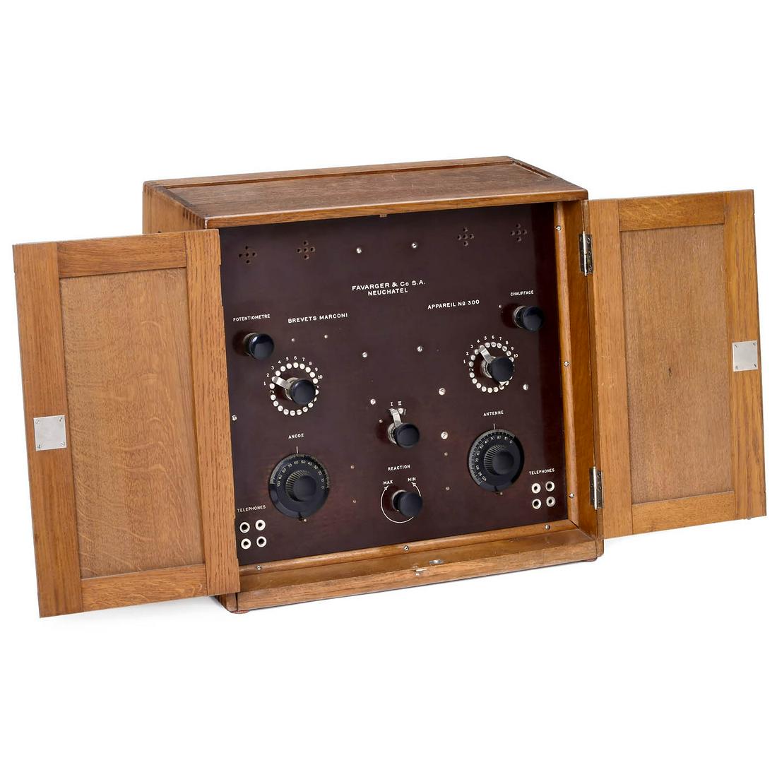 Swiss Radio Receiver by Favarger & Co, c. 1926 (1 of 2)