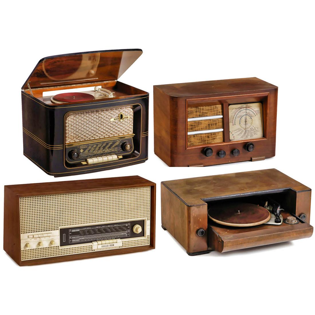 3 Radio Receivers and a Record Player (1 of 5)