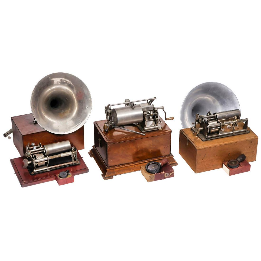 3 French Phonographs for Restoration, c. 1900 (1 of 1)