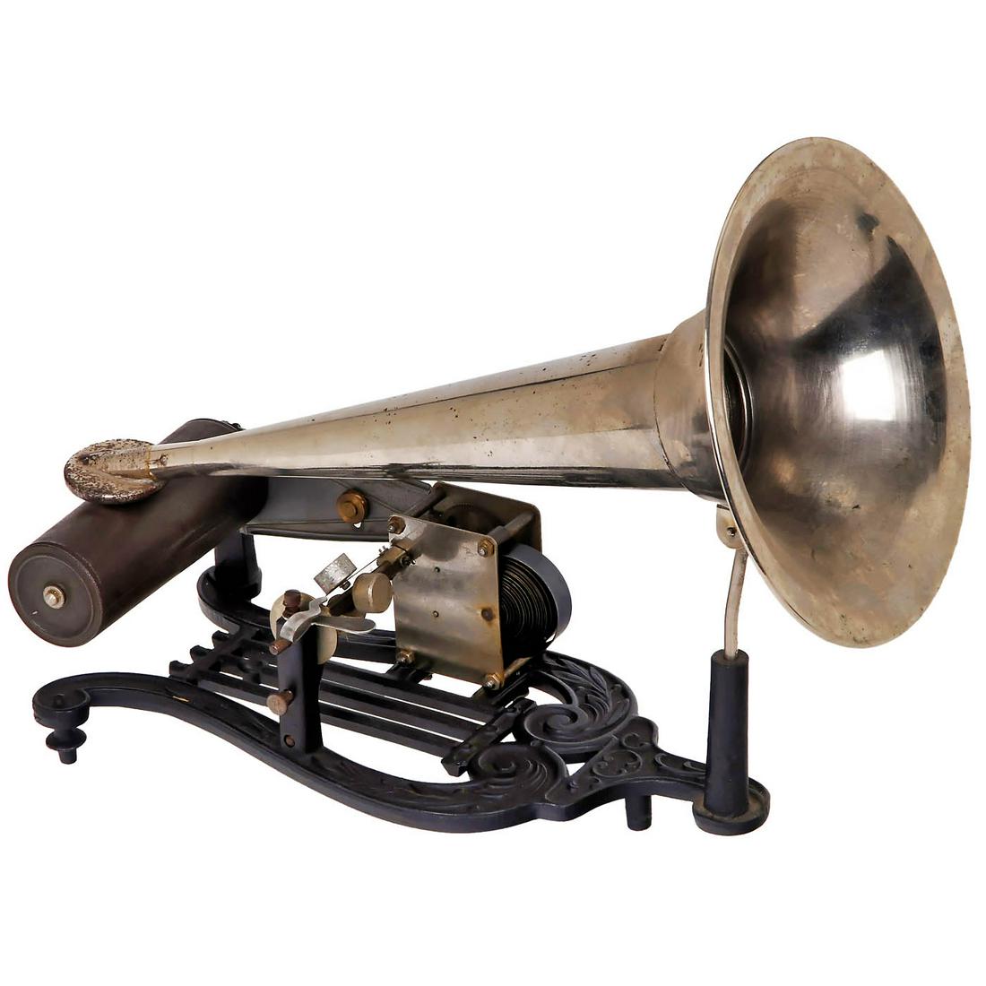 Puck-Type Cylinder Phonograph, c. 1900 (1 of 1)