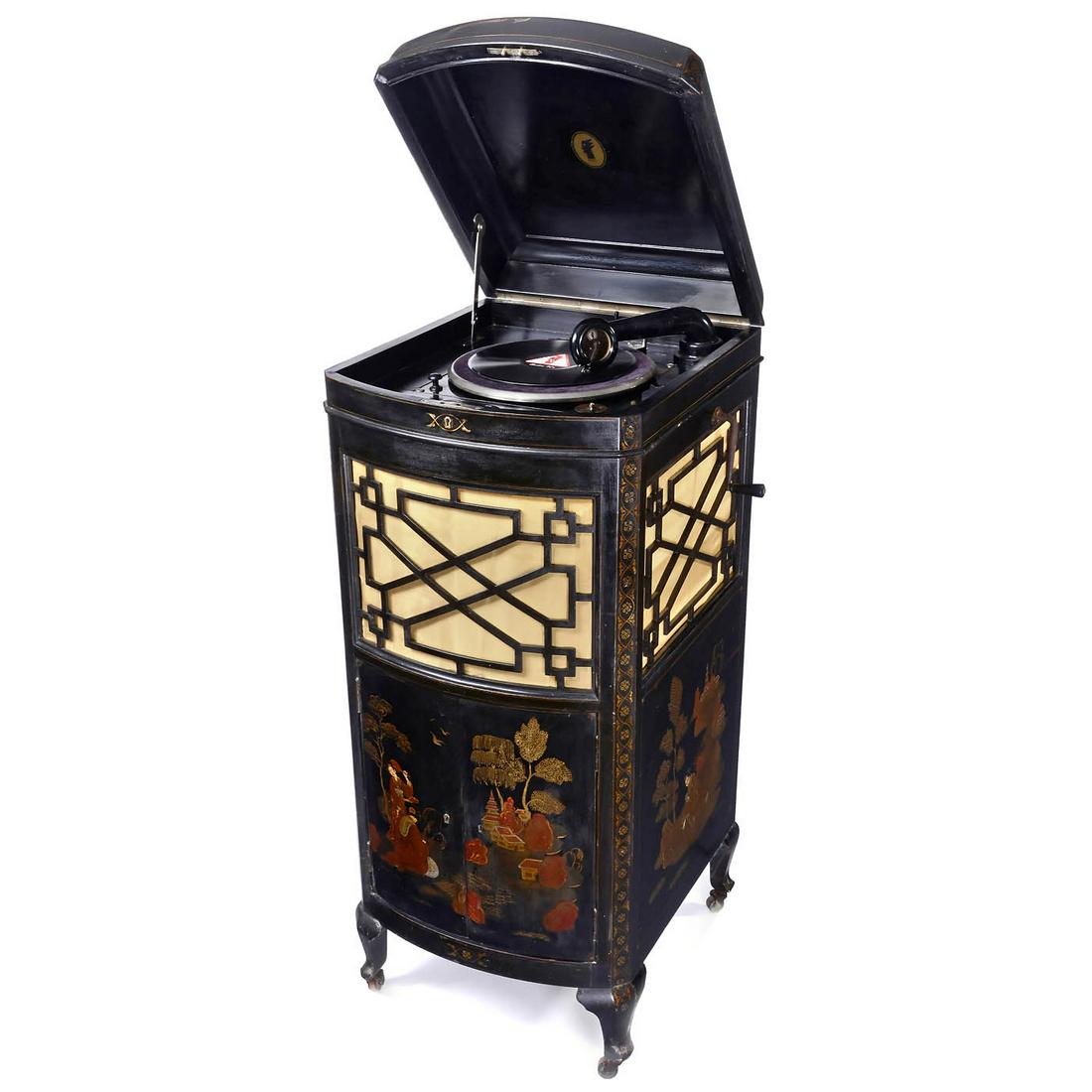 Vox Chinoiserie Floor Gramophone, c. 1925 (1 of 8)