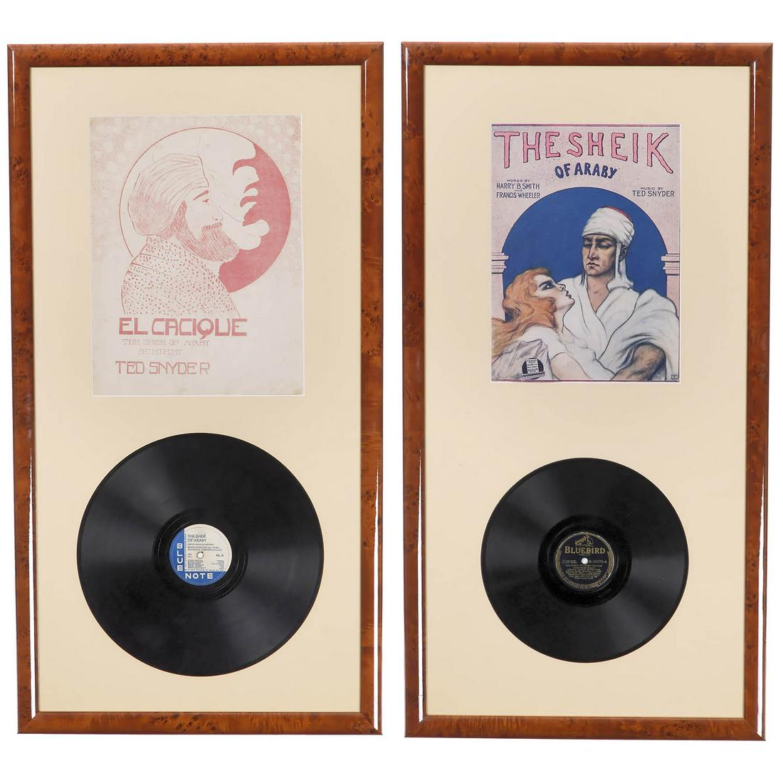 2 Decorative Record-Sets "The Sheik of Araby", 1940 (1 of 1)