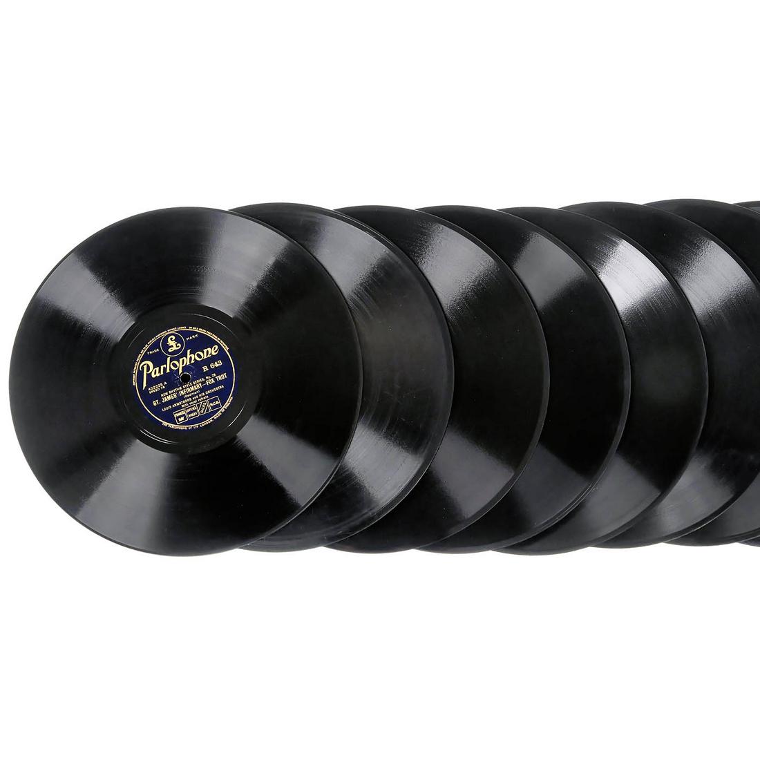 50 Louis Armstrong Shellac Records, c. 1925–55 (1 of 2)