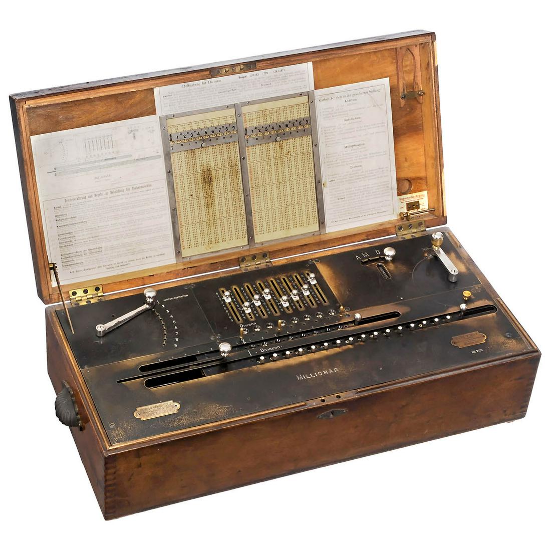 "The Millionaire" Calculating Machine, c. 1900 (1 of 2)