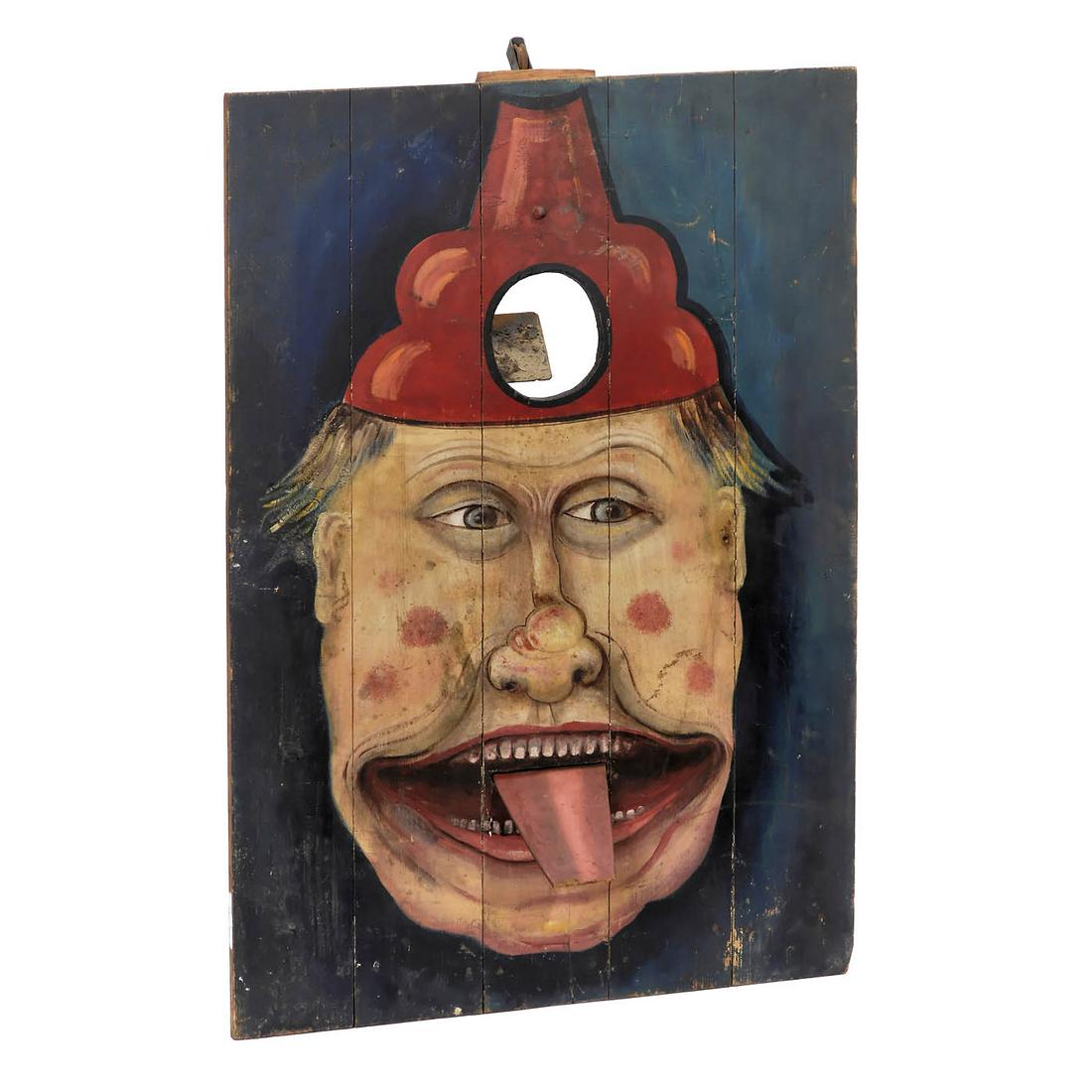 Mechanical Fairground Throwing Target Figure, c. 1920 (1 of 2)