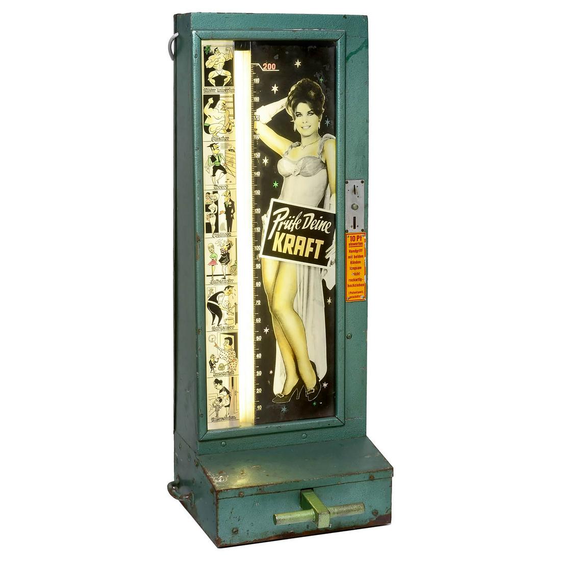 Coin-Operated Fairground Strength Tester, c. 1960 (1 of 1)