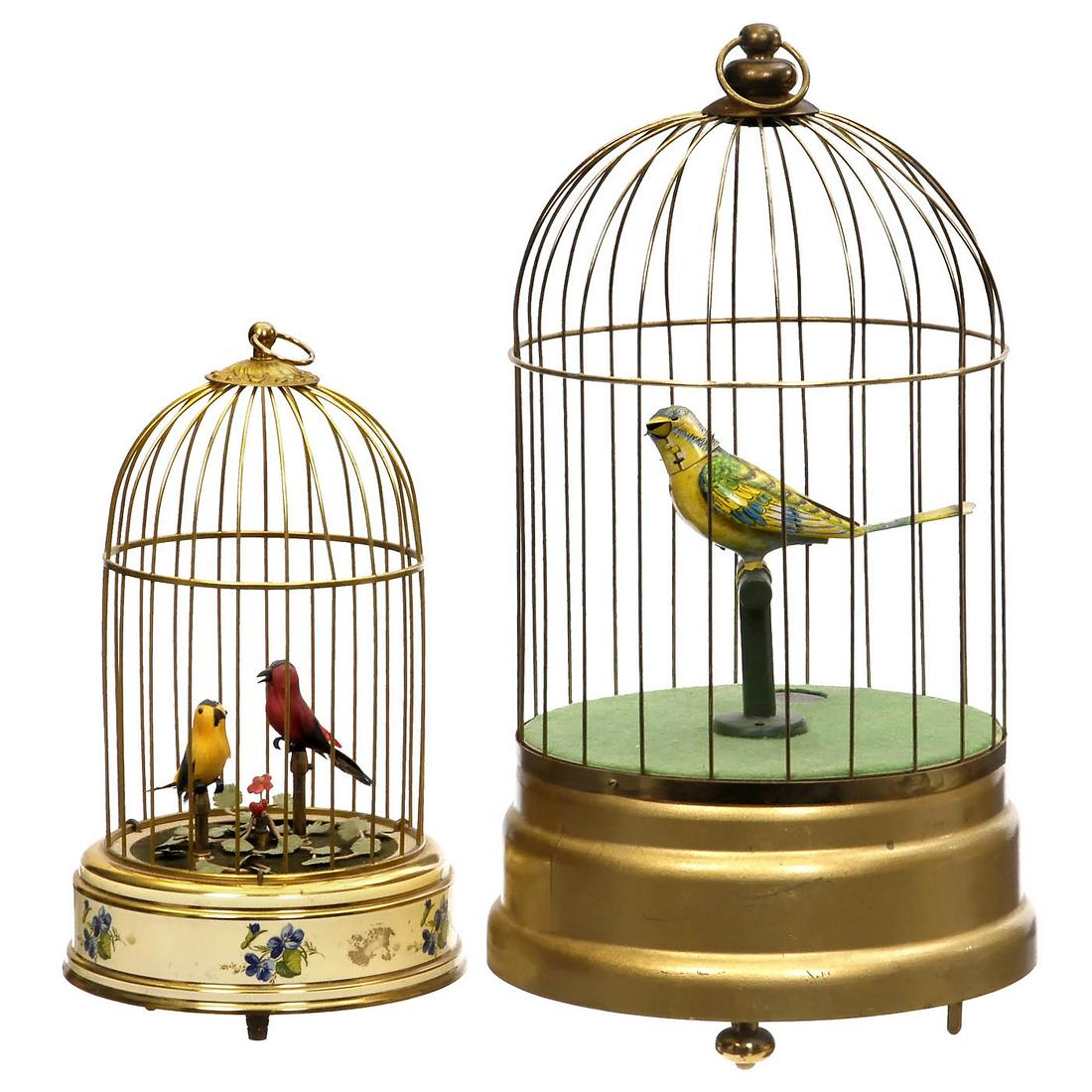 Two Singing Bird Automata, 20th Century (1 of 1)