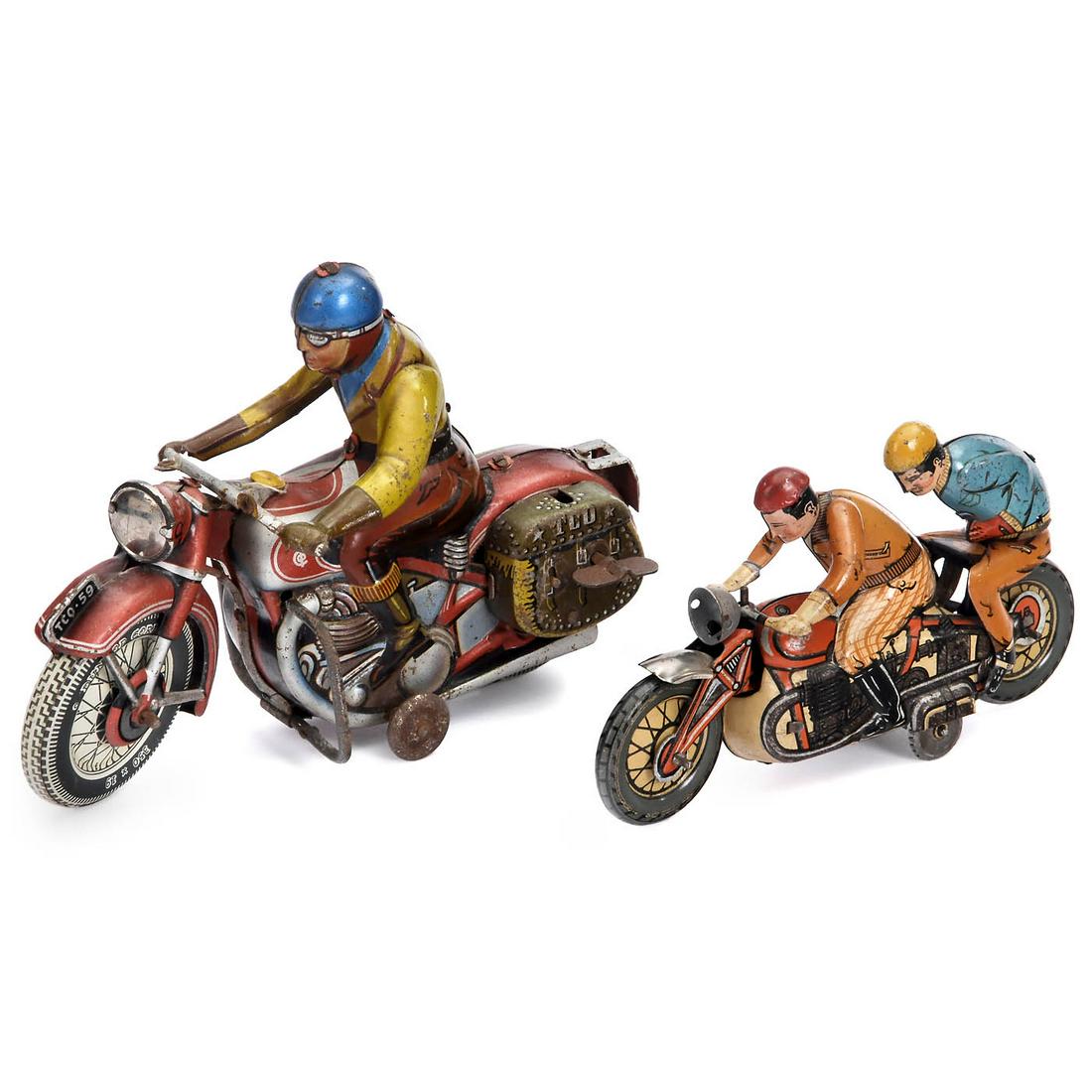 2 Motorbike Toys, c. 1955 (1 of 1)
