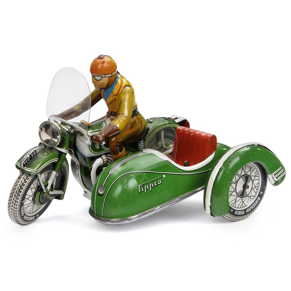 Zündapp Motorcycle with Sidecar by Tipp & Co, c. 1955 (1 of 2)