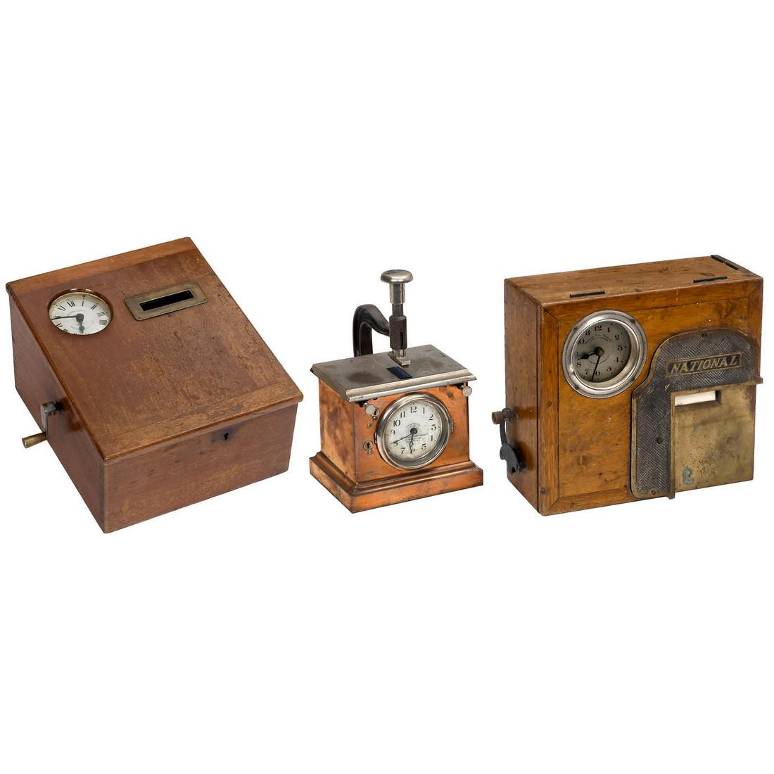 Three Time Clocks (1 of 3)