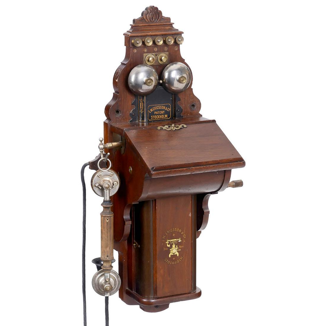 Ericsson Model AB 230 Wall Telephone, 1902 onwards (1 of 1)