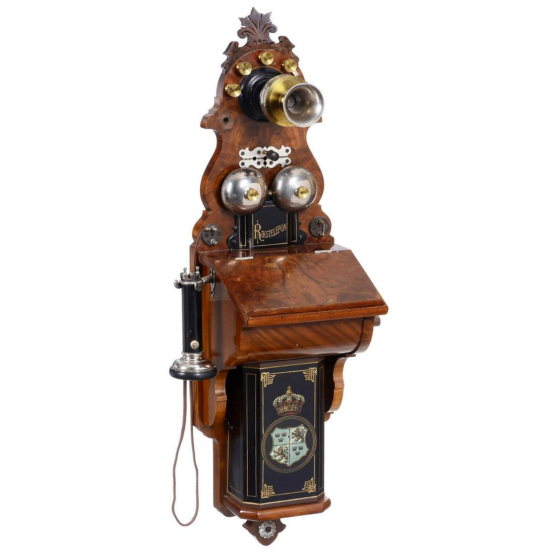 Early Wall Telephone by L.M. Ericsson, c. 1890 (1 of 1)
