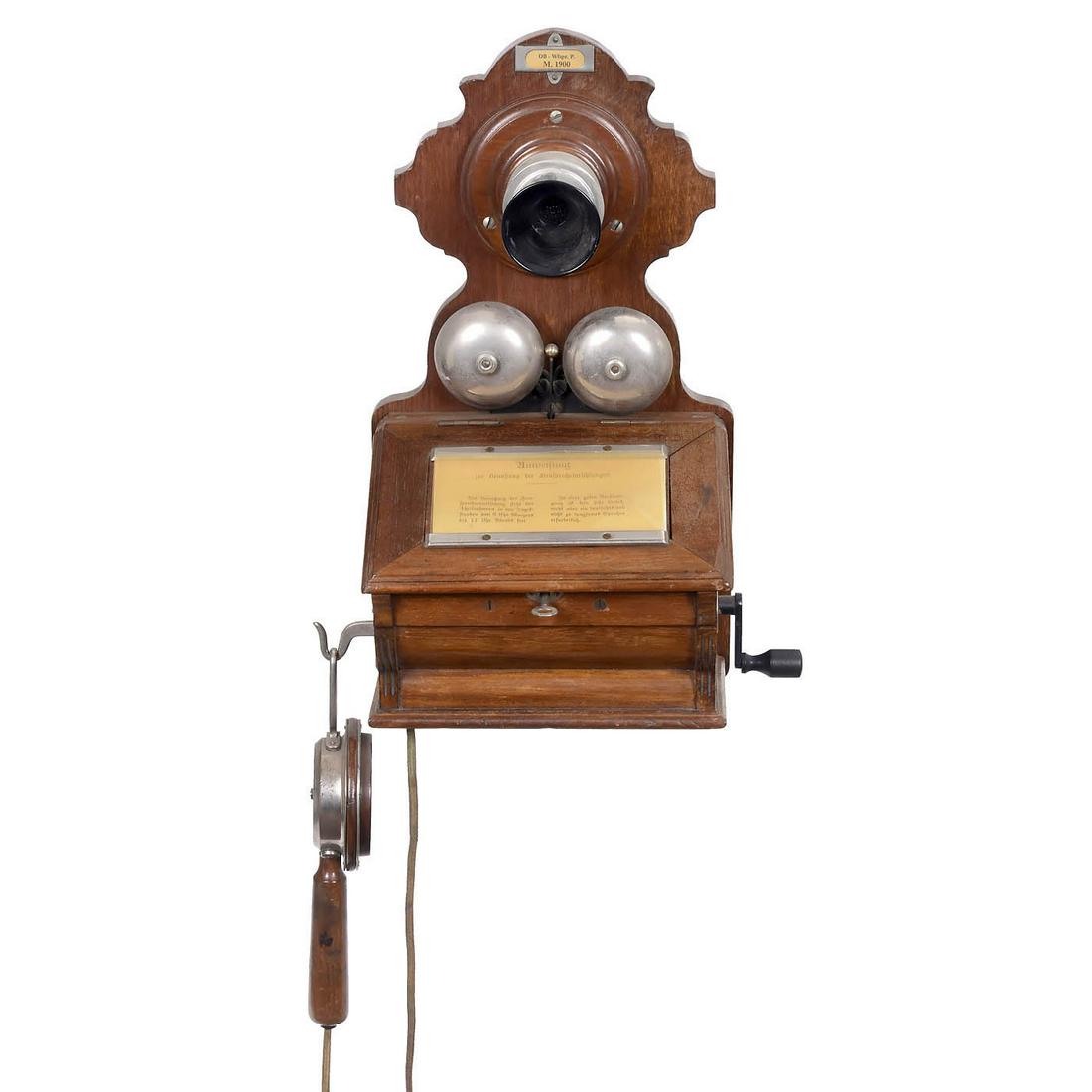Schuchhardt Model M1900 Wall Telephone, 1900 onwards (1 of 2)