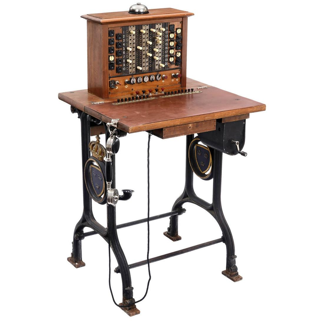 Televerket Telephone Switchboard, c. 1920 (1 of 1)