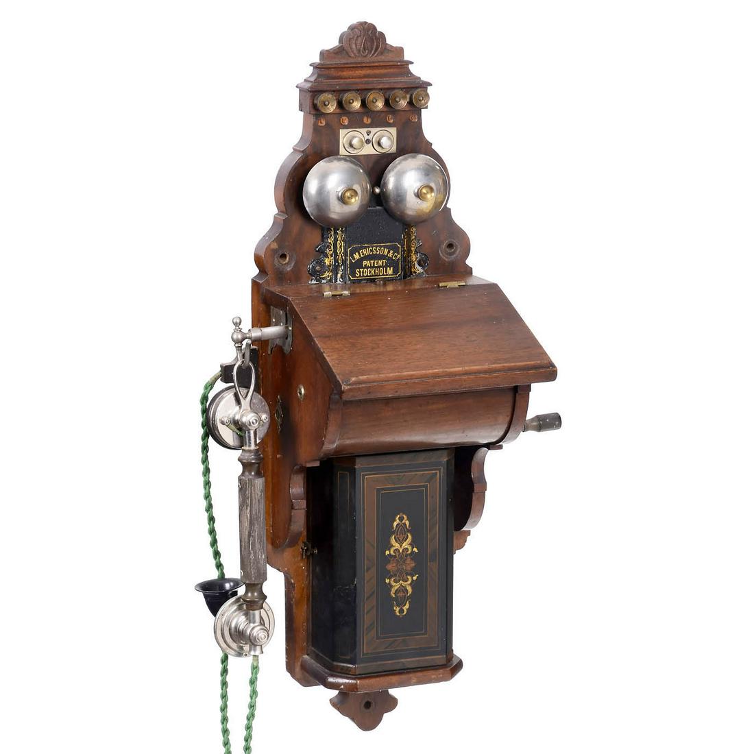 Ericsson Model AB 160 Wall Telephone, c. 1895 (1 of 1)