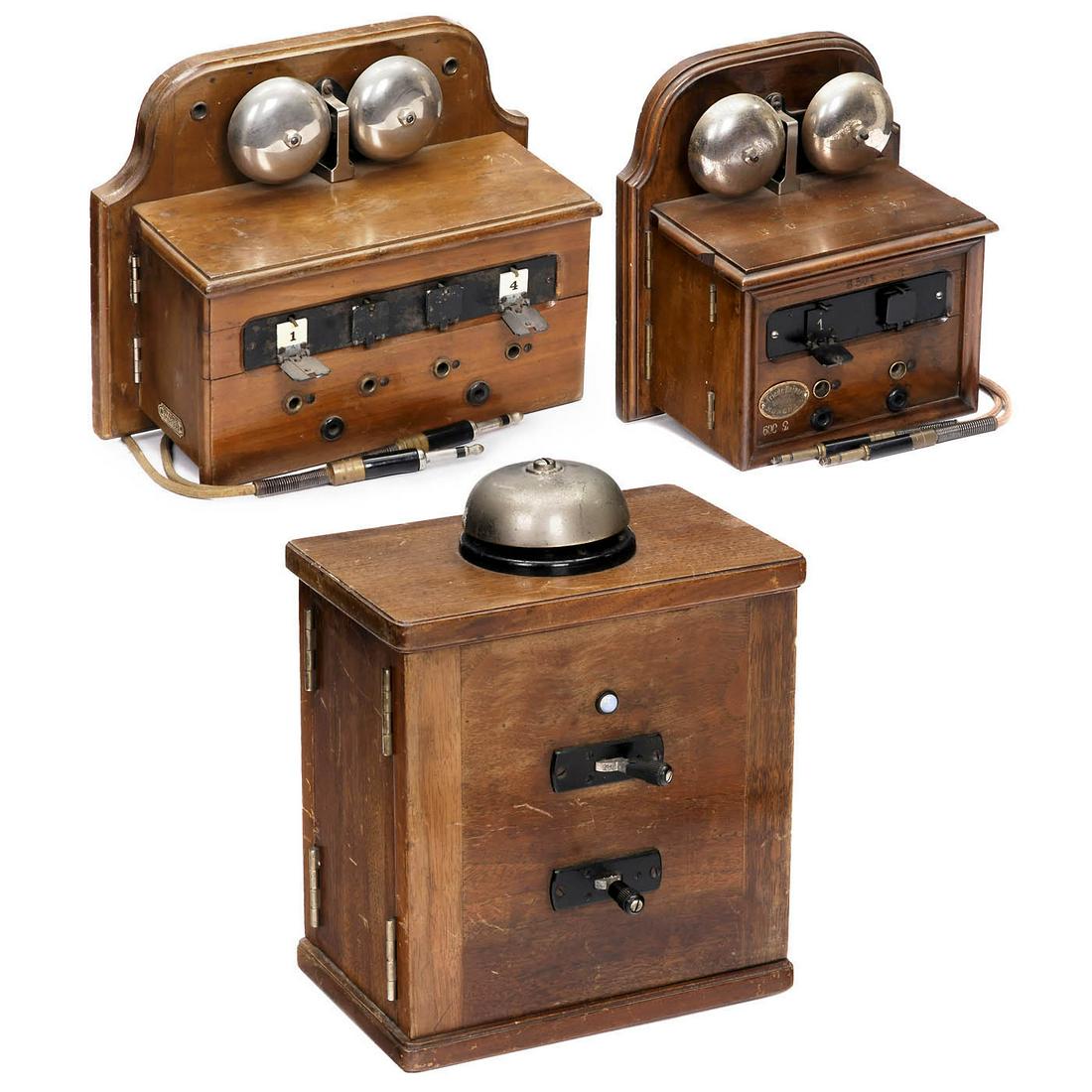 Two Small Switchboards and a Switch, c. 1900 (1 of 1)