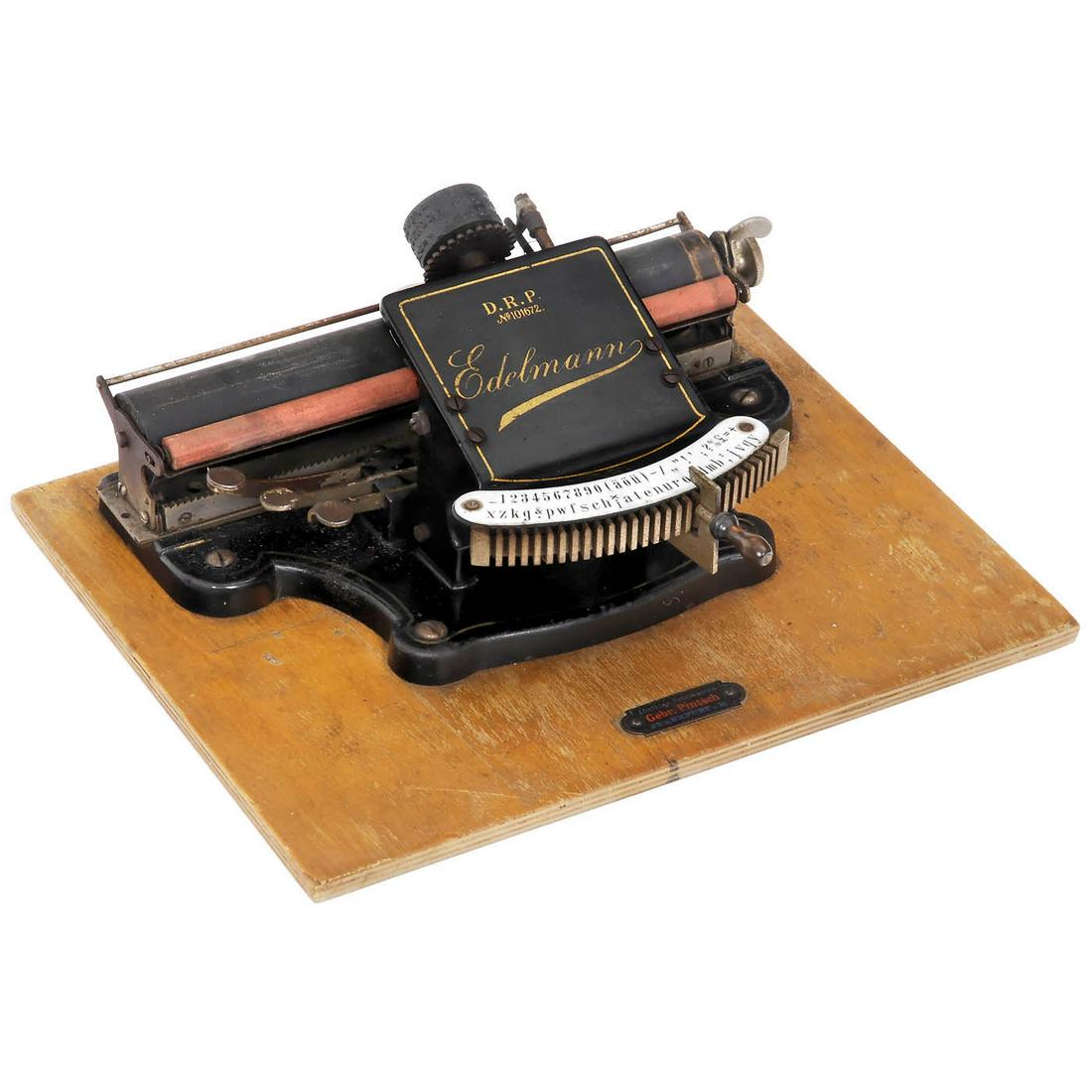 Edelmann Index Typewriter, 1897 (1 of 1)
