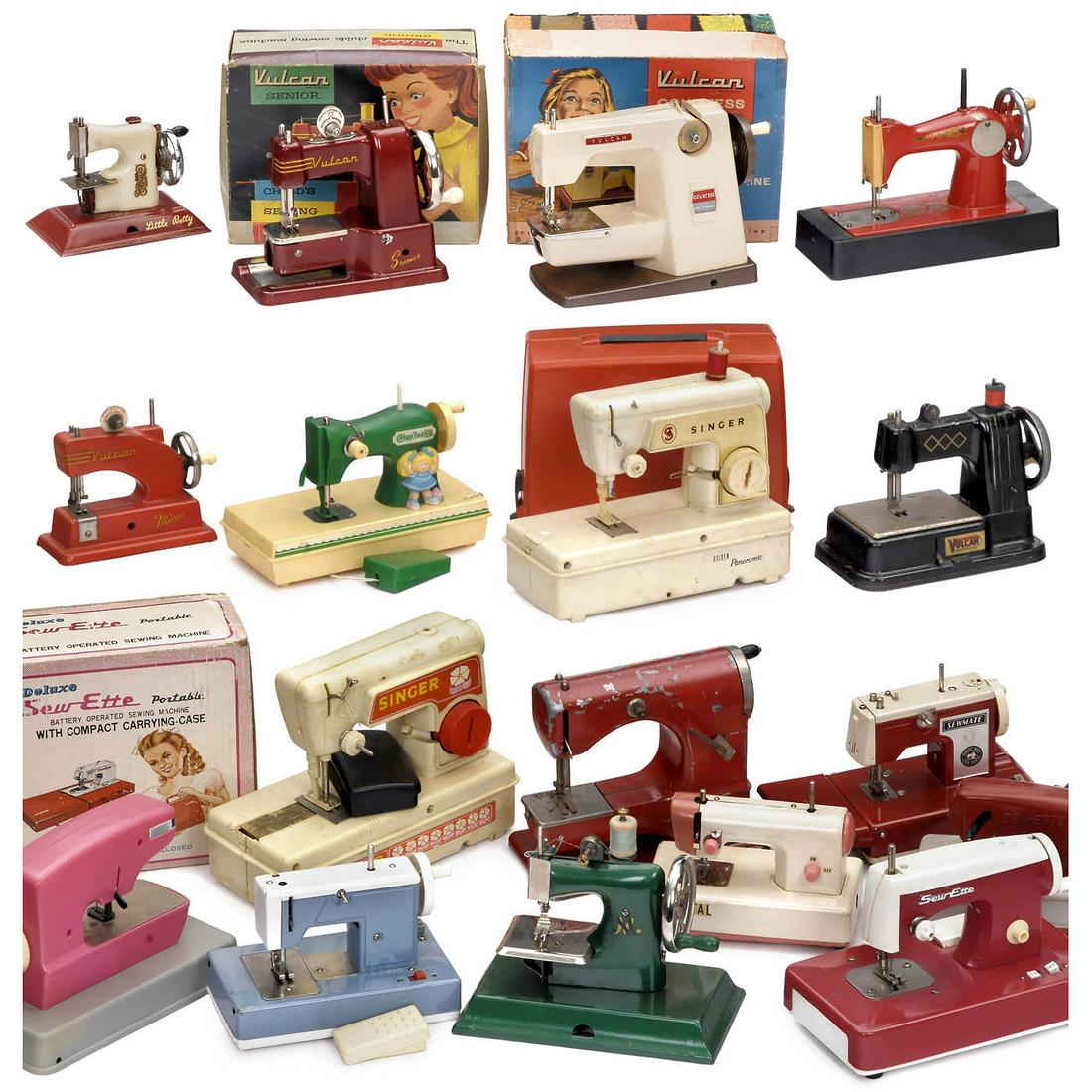 Twenty-four Toy Sewing Machines (1 of 1)